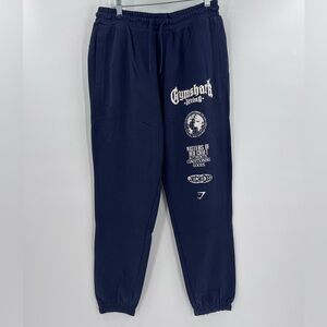Gymshark global lifting oversized joggers navy new size medium oversized fit
